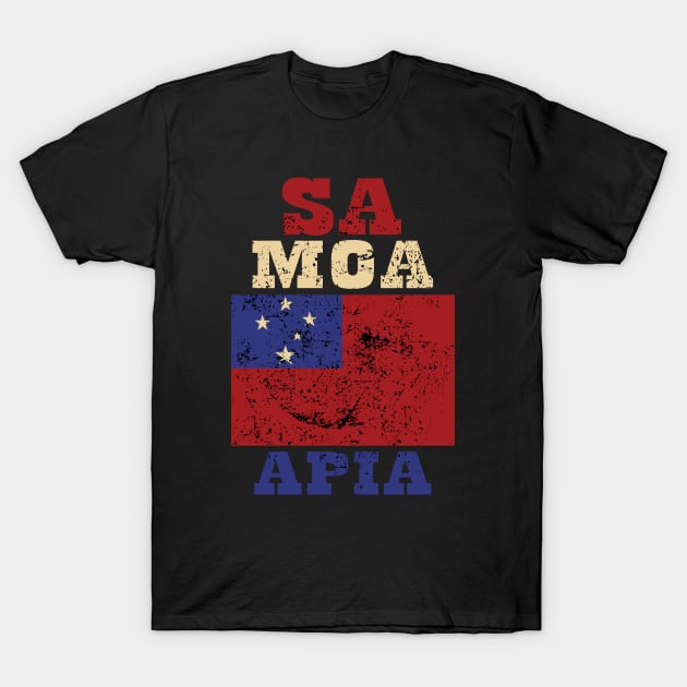 Flag of Samoa T-Shirt by KewaleeTee